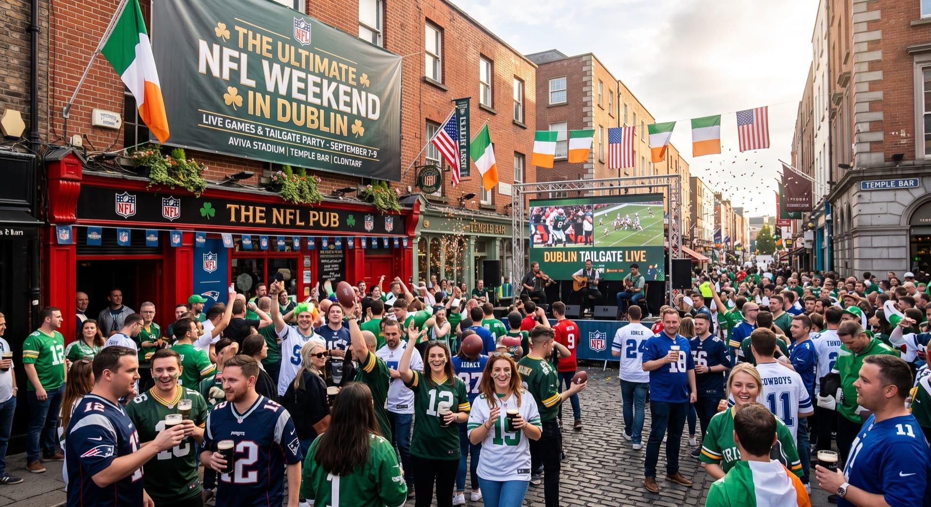 NFL weekend celebration in Dublin
